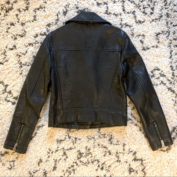 Forever 21 Faux Pebbled Leather Jacket - Picture 2 of 5